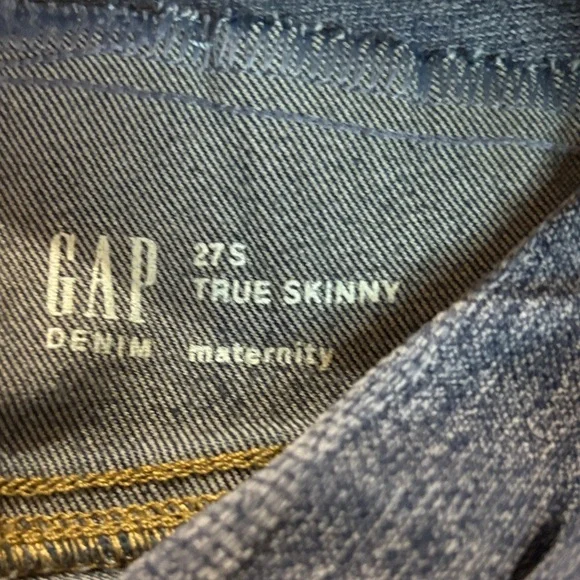 Dark Blue Denim True Skinny 27S Maternity jeans - Picture 7 of 7